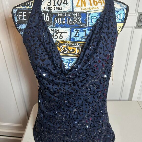 Inc-international-concepts Women's Navy and Blue Vest - Picture 1 of 2
